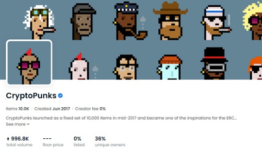 一文解读CryptoPunks的新版知识产权授权许可协议_CRYPT:GPUNKS20价格