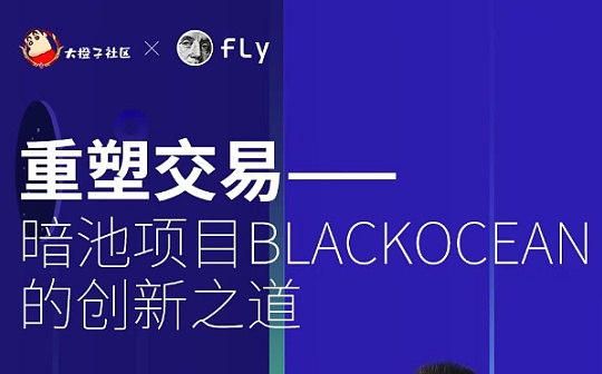 大橙子社区对话VRM总裁：重塑交易——暗池项目BlackOcean的创新之道_ACK:CAPT