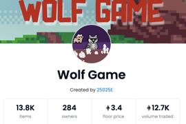 如何玩转近日火爆的博弈类链游「Wolf Game」？_NFT:WOOL