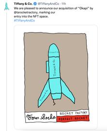 美国珠宝品牌蒂芙尼购入Rocket Factory的Okapi NFT，进军NFT领域_NFT:PHUNK Vault (NFTX)