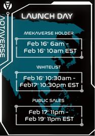 NFT项目AOTAVERSE公布发售时间，最早可于2月16日mint_NFT:AVE