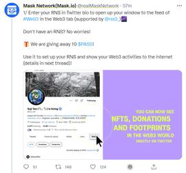 Mask Network产品Web3标签页新增Gitcoin捐赠记录及POAP展示，由RSS3提供技术支持_MAS:metamask钱包下载教程