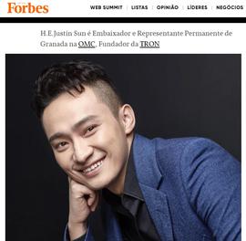 Forbes Portugal：孙宇晨位列“40位值得关注的知名区块链企业家”前二-ODAILY_TRO:ORB