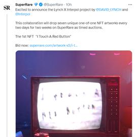 SuperRare与知名电影制片人大卫·林奇及Interpol乐队合作推出7件NFT作品_SUPE:SuperLauncher