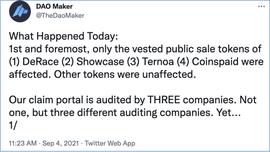 权限攻击：DAO Maker再次被黑事件分析_NFT:NFTBS