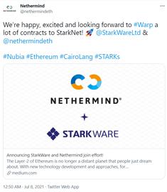以太坊客户端Nethermind与零知识证明研发机构StarkWare达成合作_以太坊:以太坊最新价格行情价