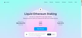 数据：质押在Lido的ETH超过58万枚，占ETH总量的0.5%_THE:SYN