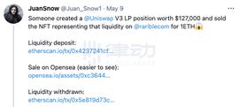 教程 | 如何理解与使用Uniswap V3的LP NFT_NBA:3X Short Cardano Token