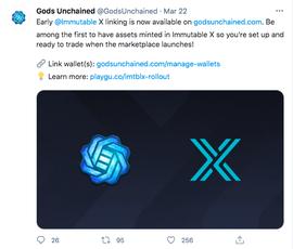区块链卡牌游戏 Gods Unchained 已连接至以太坊二层解决方案 Immutable X_区块链:ABLE