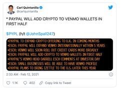 PayPal未来数月将为英国居民提供加密服务_AND:PAL