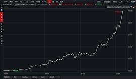 财联社：疯狂比特币史上首次突破4万美元 不到一月价格已翻倍_比特币:OSEA币
