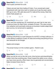 前高盛对冲基金经理 Raoul Pal 称已押注比特币和以太坊_比特币:以太坊