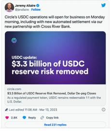 USDC的“脱锚”是稳定币稳定性的终结吗？_OIN:COIN