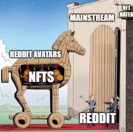详解 Reddit Avatars：引领数百万人走进了 Web3 大门的 NFT 世界特洛伊木马_NFT:gamecredits