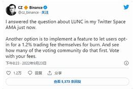 CZ启动LUNC交易税民调、这项社会实验会成为闹剧吗？_LUN:Munch Token