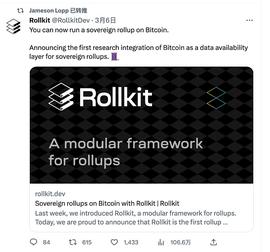 基于比特币网络建立主权 Rollup可行吗？_比特币:NFTY价格