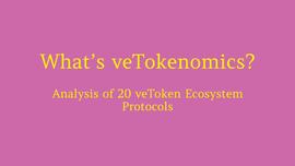 分析 20 个 veToken 生态系统协议 这种代币模型为何受欢迎？_Chain:AIN