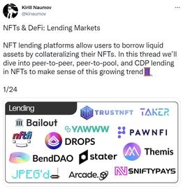 Galaxy Digital 研究员：NFT 借贷中点对点、点对池和 CDP 类型初窥_DAO:GALAXY
