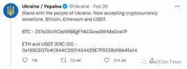 乌克兰Bitcoin捐款初步分析_BANK:shopzcoin