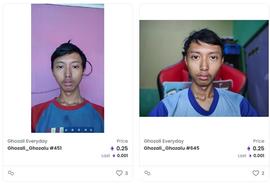 自拍照NFT：印尼穷学生作品逆袭百万美金_NFT:POLY