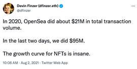 OpenSea以12亿美元月成交量引领以太坊NFT复兴_NFT:bitstamp比特币