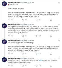 铸币疑云 —— Paid Network 被盗细节分析_联盟链:MINTME