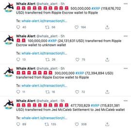 不受SEC诉讼影响，Ripple如约解锁巨额XRP_XRP:PPL