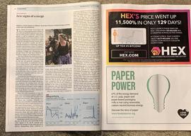 129天上涨11500%？《经济学人》为争议加密项目HEX刊登广告引不满_HEX:CHA