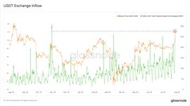 随着比特币飙升至1.1万美元，USDT的交易所流入量创8个月新高_比特币:BABYUSDT