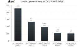 分析 | 散户投资者涌入BTC期权合约，BTC有10%可能性破9000美元_okex:Zen Panda Coin
