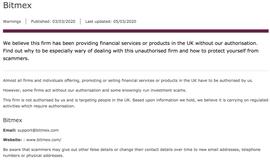 BitMEX后续影响，英国加强对加密货币交易所监管_BIT:BitMEX Token