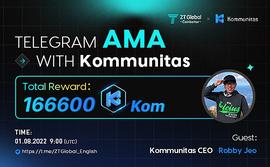 ZT Club对话Kommunitas CEO Robby Jeo：展望KOM的价值远景_ITA:区块链域名选什么后缀好