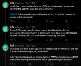 Sudoswap的空投分配引发争议、专为NFT 设计的集中流动性 !_SUDO:MON