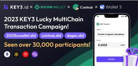 KEY3.id 上线多链同域名转账，联合 KuCoin Wallet、CoinHub Wallet 、 Wallet3 发起新年多链转账活动_THM:苹果onekey官网如何下载