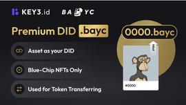 KEY3.id 推出无聊猿域名 .bayc，与蓝筹 NFT 灵魂绑定的数字身份_ZKP:NFT