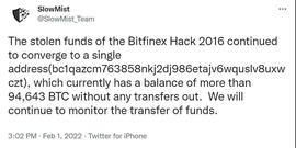 慢雾：美国执法部门破获 2016 年 Bitfinex 被黑案件细节分析_AVA:VCE币
