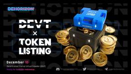 GameFi元宇宙项目DeHorizon将于12月10日推出治理Token DEVT_VER:VERS