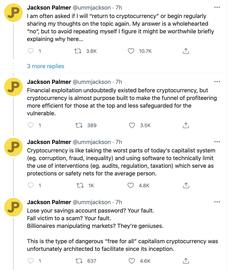 狗狗币创始人：加密货币行业被富人垄断，不会回归加密货币_加密货币:SON