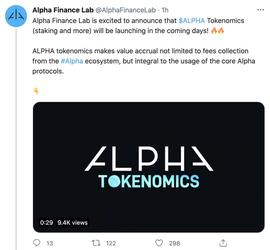 跨链DeFi平台Alpha Finance Lab将公布包括质押分红在内的新代币经济模型_PHA:ALP