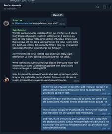 Alameda：如果问题得不到解决，将联合币安等交易所下架Reef_REEF:Xido Finance