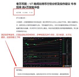 老万币圈：1-8 比特币多单布局 完美斩获2124个点位 拿住有把握的利润是理财之根本_KEN:EARN