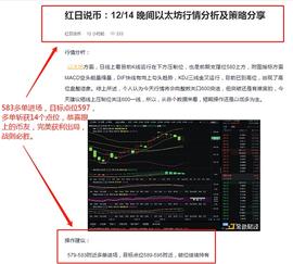 红日说币：12-5 以太坊多单布局 斩获14个点位 抓住机会 就要勇于尝试_LON:LONG