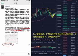 奕恒说币：12.7比特币策略多空双杀获利450点 目前中长线开始布局了_BTC:比特币