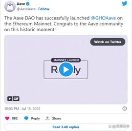 Aave 稳定币 GHO 上线以太坊主网_稳定币:AVE