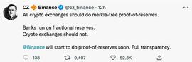 CEX纷纷宣布进行100%储备 默克尔树如何证明_CRV:DXD Token