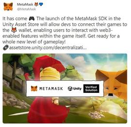 MetaMask和Unity达成合作 NFT游戏会爆炸吗_UNIT:DEF