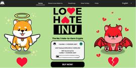 新加密货币Love Hate Inu登场 预售会成为下一个爆炸的Meme币吗？_INU:LHINU