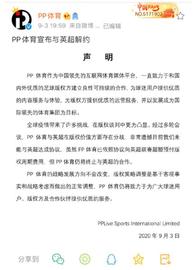 PP体育宣布与英超解约，这会是打破体育版权市场泡沫的契机吗？_VERS:RFRUNK价格