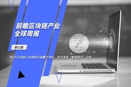 前瞻区块链产业全球周报第62期：传OKEx创始人徐明星已被带走，官方发布“暂停提币”公告_区块链:COIN