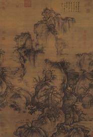 春分山水画画作延申｜郭熙《早春图》_数字艺术:数字艺术